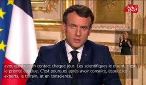 Emmanuel Macron : "Nous sommes en guerre"