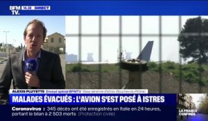 L'avion militaire transportant les malades de l'hôpital de Mulhouse a atterri à Istres