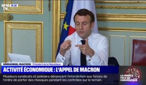 "Le pays doit continuer à tourner" Emmanuel Macron
