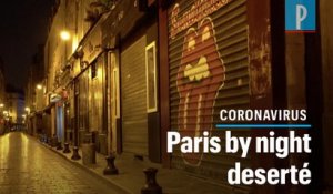 Coronavirus : traversée de Paris la nuit durant le confinement