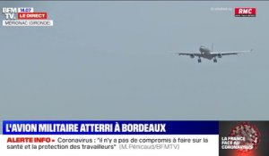 Évacuation de patients du Grand Est: l'avion militaire vient d'atterrir à Bordeaux
