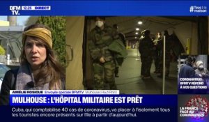 À Mulhouse, l'hôpital militaire est prêt à accueillir des malades du COVID-19