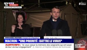 Emmanuel Macron: "plus de 40.000 personnes se sont inscrites sur la réserve sanitaire" pour apporter de l'aide