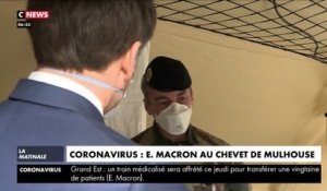 Coronavirus : Emmanuel Macron au chevet de Mulhouse