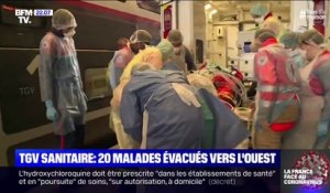 20 malades évacués vers l'ouest de la France à bord d'un TGV sanitaire