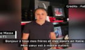 Coronavirus - Le message de soutien de Felipe Massa aux Italiens