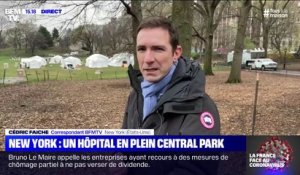 Coronavirus: un hôpital installé en plein Central Park, à New York