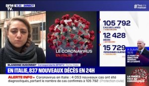 Coronavirus en Italie: 837 morts supplémentaires en 24h, portant le bilan à 12.428 morts
