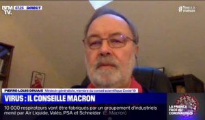 Le médecin généraliste Pierre-Louis Drouet appelle ceux qui ont des stocks de masques FFP2 à "les donner dans les pharmacies, dans les hôpitaux"