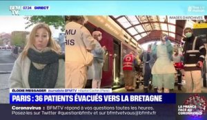 Coronavirus: 36 patients vont être évacués de Paris vers la Bretagne