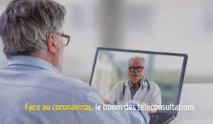 Face au coronavirus, le boom des téléconsultations