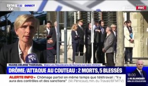 Attaque au couteau: "On déplore 2 morts et 5 blessés graves, c'est terrible" (maire de Romans-sur-Isère)