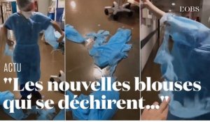 Covid-19 : à l'hôpital de la Timone à Marseille, ces blouses défectueuses suscitent l'indignation