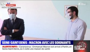 Emmanuel Macron à propos des masques : "Ce qu'on pensait sans valeur il y a un an, d'un seul coup on est en rareté"