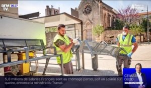 Les bancs publics retirés à Béziers pour faire respecter le confinement