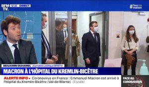 Pourquoi Emmanuel Macron est en visite à l'hôpital du Kremlin-Bicêtre ?