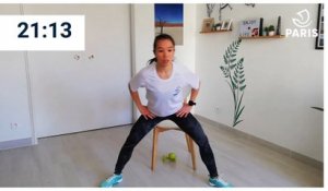 Paris chez vous : exercices de renforcement musculaire avec une chaise