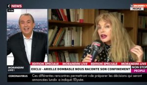 Arielle Dombasle confinée : elle raconte son quotidien chamboulé (vidéo)
