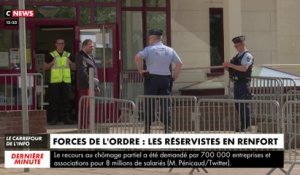 Les réservistes de la gendarme arrivent en renfort