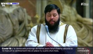 Les premières images de la messe de Pâques à huis clos dans la basilique Saint-Pierre