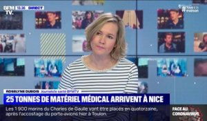 Coronavirus: 25 tonnes de matériel médical arrivent à Nice