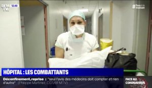 "Hôpital: les combattants": les infirmières et aides soignantes aident les patients à garder le lien avec les familles