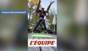 Laure Manaudou et son compagnon relèvent un défi acrobatique - Natation - WTF