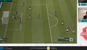 FIFA 20 - Bruno Guimaraes encaisse un but exceptionnel contre Nabil Bahoui (AIK)