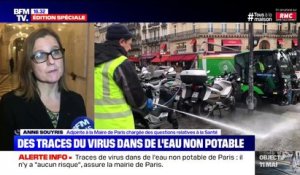 Coronavirus: "Il n'y a aucun risque, les deux circuits d'eau potable et non-potables sont séparés", assure cette adjointe à la mairie de Paris