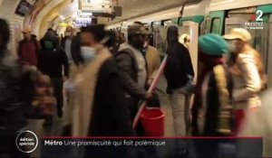 Coronavirus - Le JT de France 2 diffuse des images inquiétantes du métro parisien bondé, avec des usagers sans aucune protection!