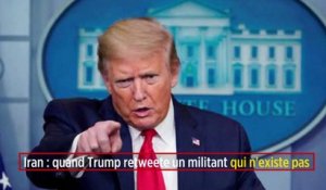 Iran : quand Trump retweete un militant qui n'existe pas