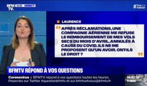 Une compagnie aérienne me propose un avoir mais refuse le remboursement de mon vol annulé, est-ce normal? BFMTV répond à vos questions