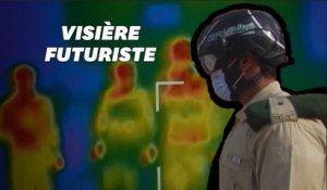 Coronavirus: les casques des policiers de Dubaï vont prendre la température