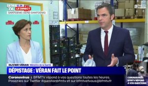 Olivier Véran rappelle l'objectif de "500.000 à 700.000 tests par semaine" au moment de la levée du confinement