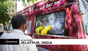 Coronavirus : vans mobiles de dépistage en Inde