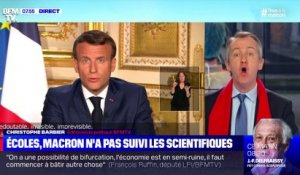 L'édito de Christophe Barbier: Ecoles, Macron n'a pas suivi les scientifiques - 27/04
