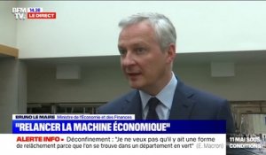 Bruno Le Maire: "L'enjeu, c'est de relancer la machine économique"