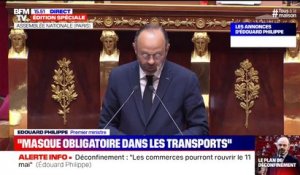 Edouard Philippe annonce le port du masque obligatoire dans les transports