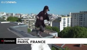 Freerun : il parcourt les toits de Paris en plein confinement