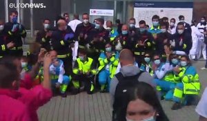 L'hôpital de campagne dans le centre des congrès de Madrid va fermer