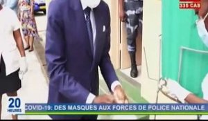 RTG / Covid 19 - Don de masques aux forces de police nationale par le ministre d’Etat