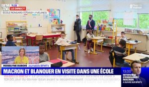 Macron en visite dans une école (4) - 05/05