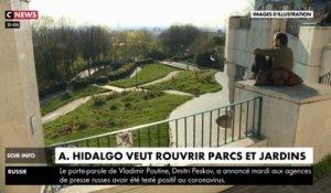 Anne Hidalgo veut rouvrir parcs et jardins
