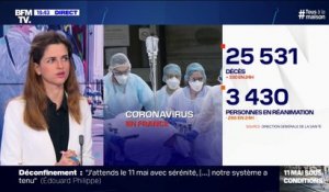 Coronavirus: 25.531 morts depuis le début de l'épidémie en France, 330 en 24h