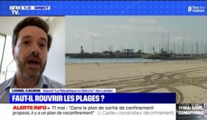 Déconfinement: Lionel Causse (LaREM) souhaite que les plages rouvrent mais pour "permettre des activités sportives"