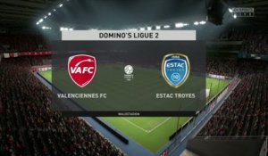Valenciennes FC - ESTAC Troyes sur FIFA 20 : résumé et buts (L2 - 31e journée)