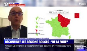 "Nous ne sommes pas prêts à déconfiner le 11 mai." Le président du conseil départemental du Bas-Rhin affirme que déconfiner les régions rouges relève "de la folie"