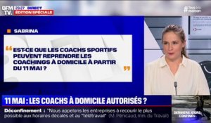 Est-ce que les coachs sportifs peuvent reprendre les coachings à domicile à partir du 11 mai? BFMTV répond à vos questions