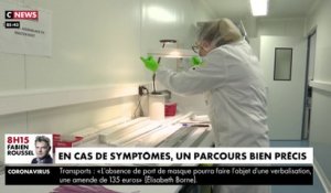 Coronavirus : en cas de symptômes, un parcours bien précis