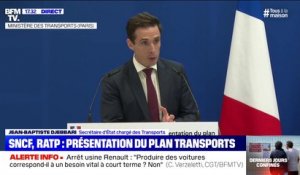 Jean-Baptiste Djebarri sur la SNCF: "Nous souhaitons que roulent, en moyenne, 50% des trains du quotidien"